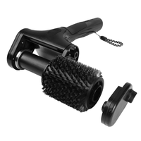 Brosse à barbecue en acier inoxydable avec lumière LED, poils pour le nettoyage, qualité alimentaire