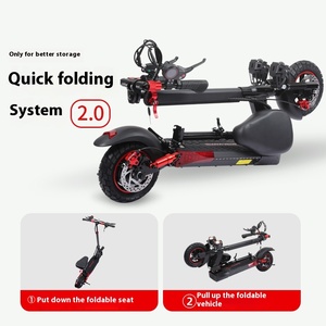 Nhà máy chúng tôi EU kho 800W động cơ không chổi than off-road xe điện đôi sốc hấp thụ ghế hợp kim nhôm có thể gập lại mới - Product Image 4