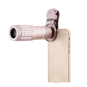 Portable 12X Mini Tripod Base Universal Telephoto <strong>Lens</strong> Aluminum Shell High Magnification Zoom Monocular <strong>Telescope</strong> for Smartphone - Product Image 5