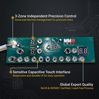 ML-PR4030ET-A1 Placa de Cocina Multifunción de 3 Quemadores Infrarrojos, PCBA Personalizada de Fábrica Tailian, Placa PCB de 3 Zonas