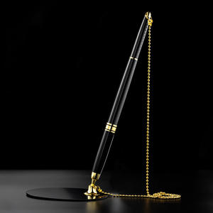 ปากกาโลหะคุณภาพสูงแบบติดโซ่ สำหรับโต๊ะทำงาน สำนักงาน ธุรกิจ ลายเซ็น ของขวัญส่งเสริมการขาย ชุดปากกา - Product Image 1