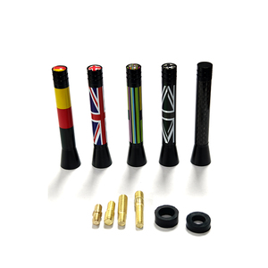 <span class=keywords><strong>Antenne</strong></span> courte de voiture 3 ''(78mm) Décorations d'antennes de signal de style drapeau de haute qualité compatibles avec <span class=keywords><strong>MINI</strong></span> <span class=keywords><strong>Cooper</strong></span> tous les modèles - Product Image 3