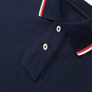 Fashion Casual Short <strong>Sleeve</strong> Polo Tee, Summer Pure Cotton Luxury <strong>Golf</strong> <strong>Tops</strong> with Classic Embroidery Logo - Product Image 2