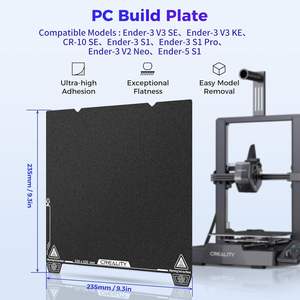 Plataforma de Impresión Creality de 220 x 220 mm, Plástico, para Impresoras 3D Ender 3 V3 SE KE CR 10 - Product Image 5
