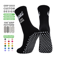 Chaussettes de yoga et de pilates personnalisées, chaussettes de fitness en coton antidérapantes, chaussettes de yoga en coton avec grip, logo personnalisé, pour femmes