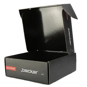 benutzerdefinierter logo-druck papier-box herstellungsmaschine preis schwarze boxen für verpackung