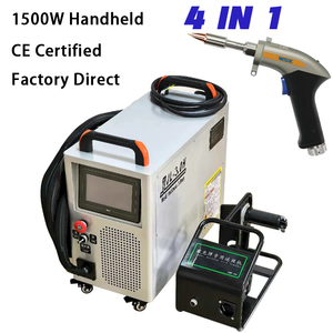 Máquina de Soldadura Láser de Fibra Portátil 4 en 1, 1500W, Refrigeración por Aire, Soldador de Metal - Product Image 1