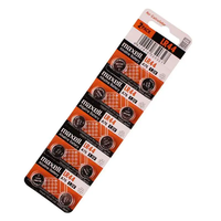 Envío Económico Pila de Botón Alcalina A76 LR44 LR1130 LR41 0 Mercurio Pila de Botón Alcalina Ag13 Pila LR44 para Maxell