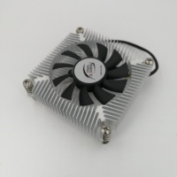 Mini hôte refroidisseur ITX refroidisseur mince 3Pin aluminium CPU dissipateur thermique ventilateur boîtier d'ordinateur radiateur ventilateur 1U refroidisseur ventilateur pour Intel