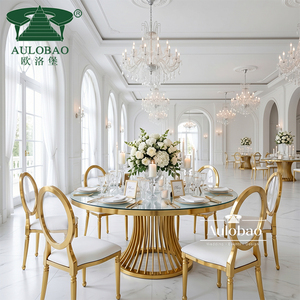 Silla de Comedor de Acero Inoxidable con Respaldo de Acrílico Transparente para Bodas - Product Image 5