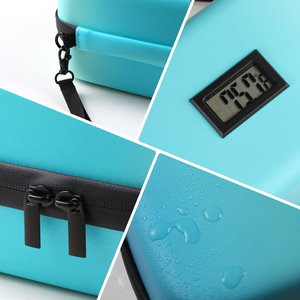 Estuche Portátil para Almacenamiento de Insulina, Bolsa Refrigeradora Médica, Organizador, Estuche de Viaje para Insulina con Pantalla de Temperatura - Product Image 4