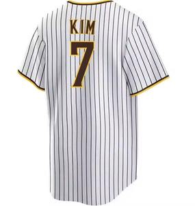 Maillot court avec logo personnalisé pour femmes Vêtements d'équipe de softball et de baseball coupe ajustée Matériau en polyester sublimé et brodé - Product Image 6