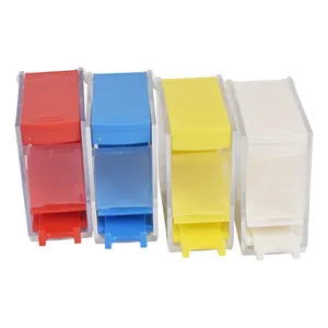 Rts Groothandel Plastic Druk Type Nieuwe Product Dental Cotton Roll Dispenser Voor Tandarts Gebruik