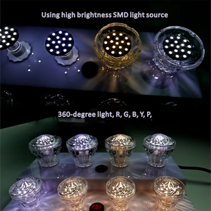 E10 E14 24V 60V 110V 220V LED-Leuchten für Luna Park Vergnügungspark LED-Lampe Pixel Chamäleon Cabochon LED - Product Image 2