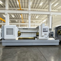 Tour CNC CK61100, portée de tournage 1000 mm, glissières de guidage 600 mm, alésage de broche 130 mm, A2-11, machine à tourner à banc plat robuste