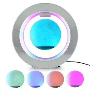 3D Night LED Light Room Decor Spinning Floating Moon Lamp lampade magnetiche a levitazione magnetica per il regalo di compleanno di san valentino