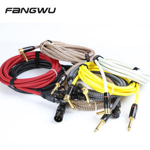 Cable para <span class=keywords><strong>Guitarra</strong></span> Eléctrica de 10 pies y 6.35mm, Recto a Angular, de la Mejor Marca, Buena Calidad, para Bajo - Product Image 2