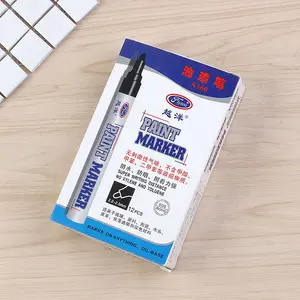 थोक 2020 गर्म बिक्री 28 रंग पीवीसी मामले उज्ज्वल रंग स्थायी एक्रिलिक पेंट मार्कर पेन