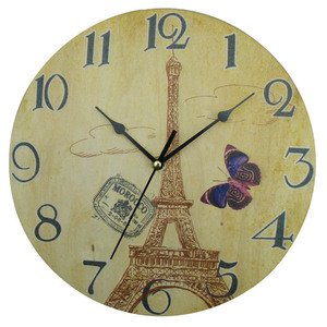 Nuovo <span class=keywords><strong>Orologio</strong></span> <span class=keywords><strong>da</strong></span> <span class=keywords><strong>Parete</strong></span> Creativo Personalizzato <span class=keywords><strong>40</strong></span> <span class=keywords><strong>cm</strong></span>, Design Pastorale, a Batteria, per Arredamento Casa e Studio, Digitale in Plastica, Lussuoso e Moderno - Product Image 5