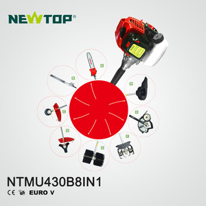 Multi Functional Machines 43cc Gasoline Brush Cutter 4in1 Grass Trimmer Pole <strong>Pruner</strong> Hedge Trimmer - Product Image 2