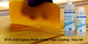 Resistente a los arañazos verter revestimiento epoxi resina de mesa - Product Image 2