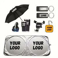 Coffrets Cadeaux Promotionnels de Luxe pour Voiture : Parapluie, Porte-clés, Gobelet, Désodorisant, Pare-soleil et Coupe-vent