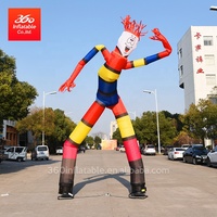 360 Gonflable 10ft Air Ciel Gonflable Tube Danse Marionnette Vent Volant Promotionnel Clown Danseur, Pas Cher Gonflable