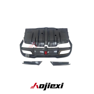 Difusor de Parachoques Trasero de Fibra de Carbono Estilo IMP para <span class=keywords><strong>Mercedes</strong></span> Benz W205 Clase C <span class=keywords><strong>C43</strong></span> C63 4 Puertas 2015+ Kit de Carrocería con Lip Trasero - Product Image 4