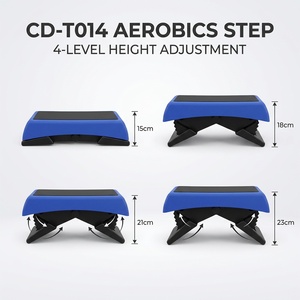Plataforma <span class=keywords><strong>de</strong></span> Ejercicio Aeróbico <span class=keywords><strong>de</strong></span> Plástico al Mejor Precio, con Alturas Ajustables (15-23 cm) y Diseño <span class=keywords><strong>de</strong></span> Bajo Impacto para Uso Doméstico - Product Image 3