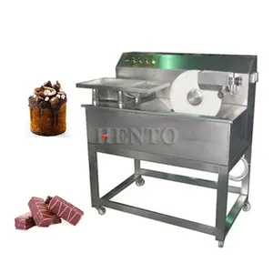 Stable Working Chocolate Enrober Price / Chocolate Pouring Machine / Enrobing Machine Chocolate