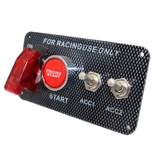 Panel <span class=keywords><strong>de</strong></span> interruptor <span class=keywords><strong>de</strong></span> <span class=keywords><strong>encendido</strong></span> 4 en 1 <span class=keywords><strong>de</strong></span> 12V, interruptor <span class=keywords><strong>de</strong></span> palanca con botón pulsador <span class=keywords><strong>de</strong></span> motor y relé para coche <span class=keywords><strong>de</strong></span> carreras, RV, camión, barco, remolque marino - Product Image 1