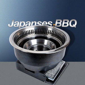 <span class=keywords><strong>Prix</strong></span> d'usine, équipement de restaurant <span class=keywords><strong>coréen</strong></span> de barbecue sans fumée, grilles de barbecue au charbon de bois de forme ronde - Product Image 5