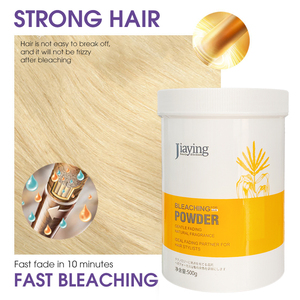 Crema Decolorante per Capelli Professionale a Base di Erbe, Livello 9, Alta Qualità, 500G, <span class=keywords><strong>Senza</strong></span> <span class=keywords><strong>Ammoniaca</strong></span>, Copre i Capelli Grigi - Product Image 4