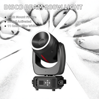 Disco Nachtclub Bar Beam 200 Watt Hochzeits-Shows Events Mini 200W Spot Sharpy LED DMX512 Moving Head Licht