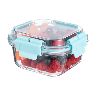 Thiết Kế Mới Và Thời Trang IKOO Glass Hộp Thực Phẩm Với Snap <span class=keywords><strong>Lock</strong></span> Nắp - Product Image 1