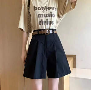 M-2xl Summer New Wide Leg <strong>Shorts</strong> Thin Cotton A-frame <strong>Shorts</strong> Office Ladies Classic Loose Casual Zipper <strong>Shorts</strong> <strong>for</strong> <strong>Women</strong> - Product Image 6