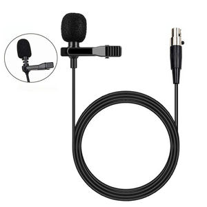 Micrófono de solapa con clip, condensador omnidireccional, Mini-XLR de 4 pines, <span class=keywords><strong>para</strong></span> transmisores inalámbricos <span class=keywords><strong>Shure</strong></span>, vlogs, escenarios y presentadores. - Product Image 1
