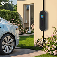 Chargeur EV portable 22 kW 32A Niveau 2 Type 2 GB/T EVSE avec application WiFi pour une recharge intelligente à domicile et en voyage