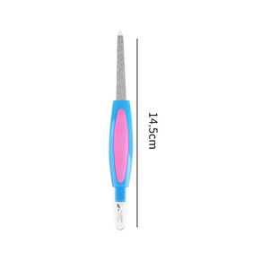 <b>Nail</b> <b>File</b> 14.5cm 180 Grit Reusable Dual-Ended Manicure Tool For <b>Nail</b> Shaping And Cuticle Care - Product Image 1