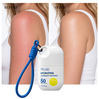 Crème solaire visage SPF 50 à usage quotidien, format voyage, hydratante, protection UVA/UVB, sans traces blanches, non grasse, marque privée