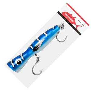 Señuelo de Pesca Flotante de Madera con Patrón Brillante de Alta Calidad, 120g/20cm, para Pesca en Agua Salada, GT, Mackerel, <span class=keywords><strong>Barracuda</strong></span>, Pesca desde <span class=keywords><strong>Barco</strong></span> - Product Image 6