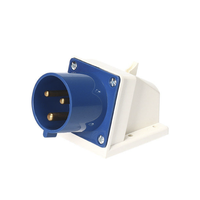 Prise murale HFE 16A/32A 3 broches 4 broches 5 broches IP44 étanche à la poussière 220V 380V 415V Série HF