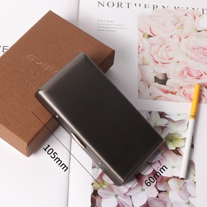 Boîte <span class=keywords><strong>à</strong></span> cigarettes portable en métal vierge de sublimation bon marché poche étendue 10cm <span class=keywords><strong>étui</strong></span> <span class=keywords><strong>à</strong></span> cigarettes pour transfert thermique impression Logo Image - Product Image 1