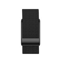 Reloj Inteligente Mecorly V500 OEM con Monitor de Sueño, Correa de Acero Negra, Pulsera Inteligente con Seguimiento de Salud para Hombre
