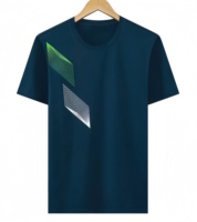 Camiseta Casual para Hombre 2026 con Pedrería, Ventilada, de Algodón Puro, Talla Grande, Estilo Retro, Exquisita y Transpirable