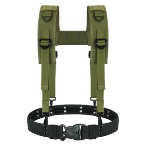 Cinturón Táctico MOLLE de Alta Resistencia con <span class=keywords><strong>Tirantes</strong></span> Acolchados Desmontables, Cinturón de Entrenamiento para Patrulla - Product Image 2