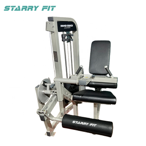Macchina per Estensione Gambe e Leg <span class=keywords><strong>Curl</strong></span> da Seduti con Carico a Piastre in Acciaio Regolabile per Uso Commerciale in Palestra con Esercizi per le Braccia - Product Image 3