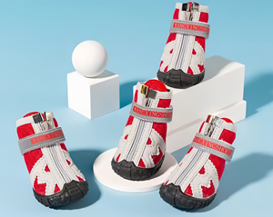 Chó nhỏ và vừa chống trượt mặc Giày thú cưng lưới vải nhỏ và vừa thoáng khí Giày chó lưới - Product Image 1