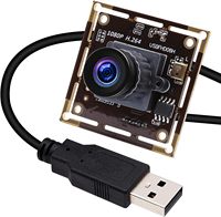 Linklemo 2.0MP 高清迷你网络摄像机模块 WiFi H.264 32x32mm (长x宽) NVR 存储 0.001Lux 镜头 120 度广角 适用于办公室