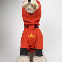Veste coupe-vent pour chien en polyester durable, style tendance, imperméable, combinaison à quatre pattes, imperméable pour chiens de grande, moyenne et petite taille, pour l'extérieur